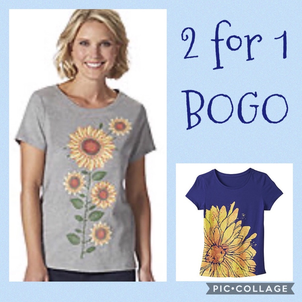 2-Sahalie LARGE Comfort Women’s T-shirt Bundle